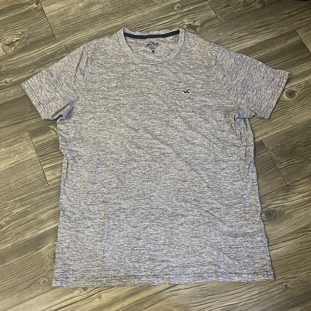Hollister large white shirt crew neck